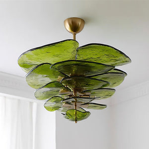 Petals Gold Murano Chandelier - Oasislives