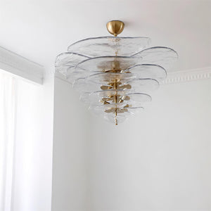 Petals Gold Murano Chandelier - Oasislives