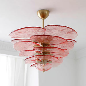 Petals Gold Murano Chandelier - Oasislives