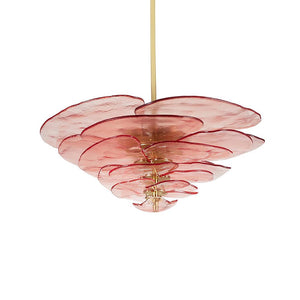 Petals Gold Murano Chandelier - Oasislives
