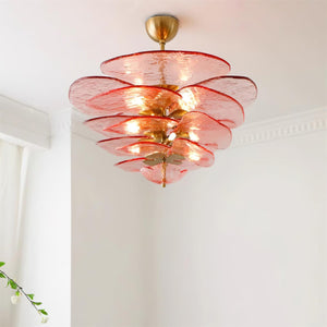 Petals Gold Murano Chandelier - Oasislives