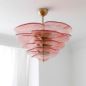 Petals Gold Murano Chandelier - Oasislives