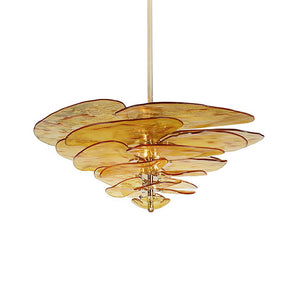 Petals Gold Murano Chandelier - Oasislives