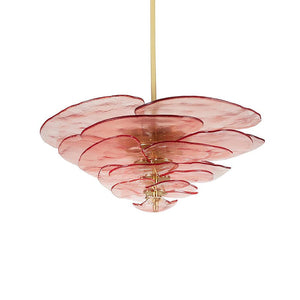 Petals Gold Murano Chandelier - Oasislives