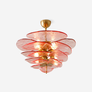 Petals Gold Murano Chandelier - Oasislives