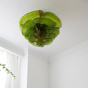 Petals Gold Murano Chandelier - Oasislives