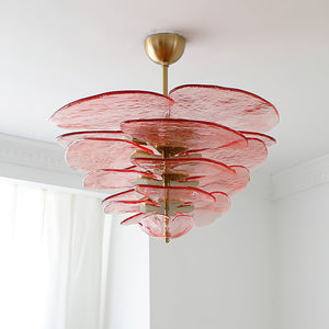 Petals Gold Murano Chandelier - Oasislives