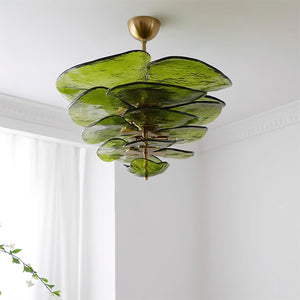 Petals Gold Murano Chandelier - Oasislives