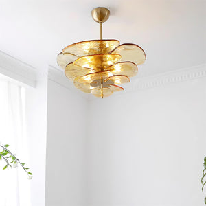 Petals Gold Murano Chandelier - Oasislives
