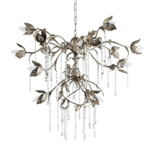 Gothic Viticcio Round Chandelier 40"-Silver - Oasislives