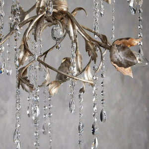 Gothic Viticcio Round Chandelier 40"-Silver - Oasislives