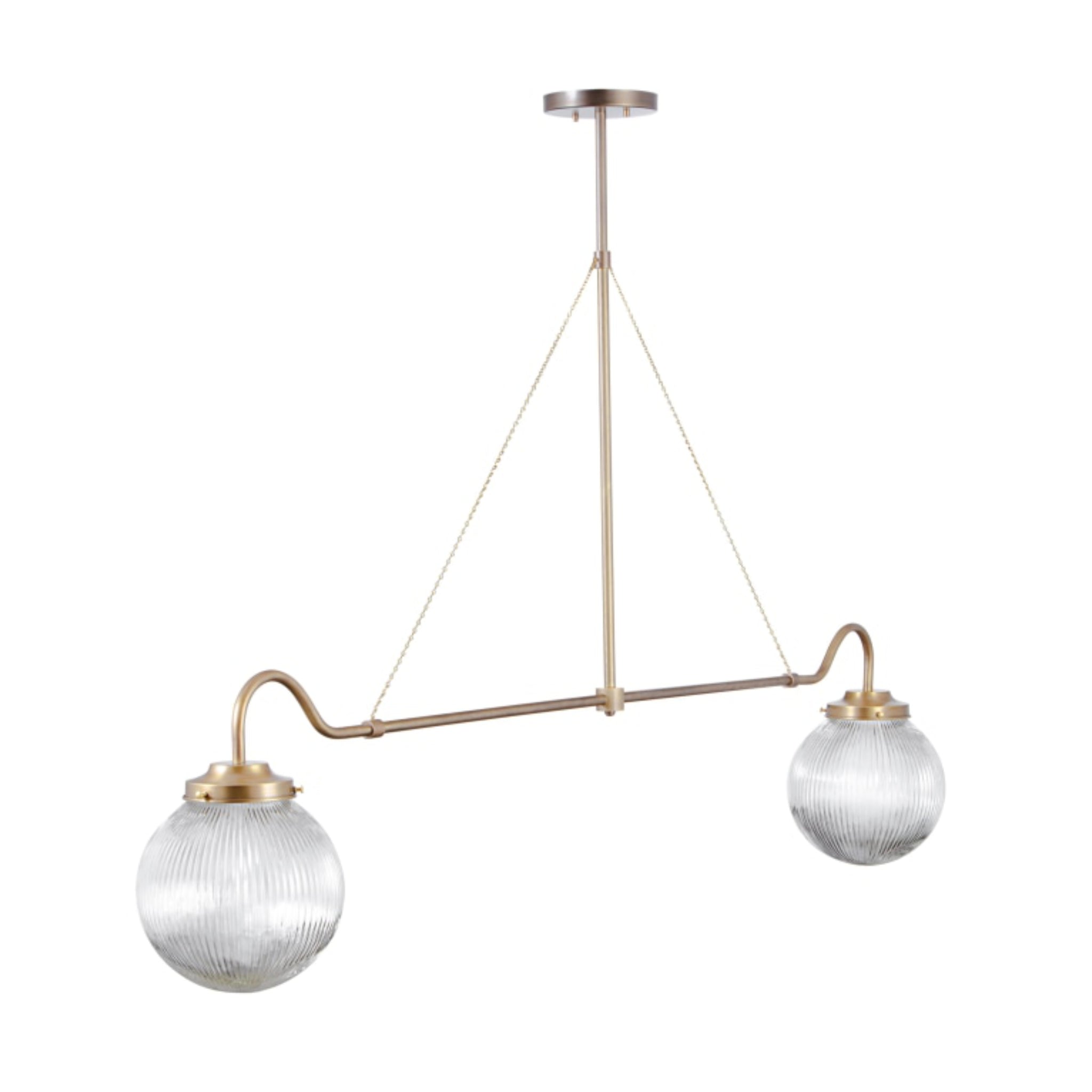 Hayden 2 Globe Chandelier