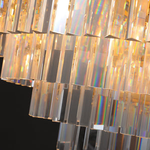 Odean Crystal Chandelier / Flushmount - Oasislives