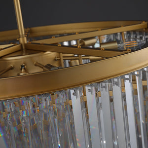 Odean Crystal Chandelier / Flushmount - Oasislives