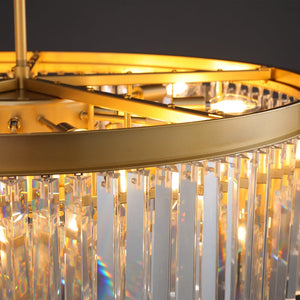 Odean Crystal Chandelier / Flushmount - Oasislives