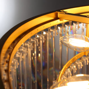 Odean Crystal Chandelier / Flushmount - Oasislives