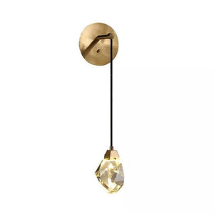 Irene Faceted Crystal Prisms Wall Sconce (Cord) - Oasislives