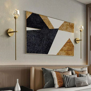 Irene Faceted Crystal Prisms Wall Sconce (Rod) - Oasislives