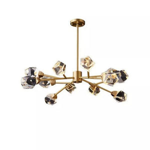Irene Faceted Oval Chandelier For Living Room - Oasislives