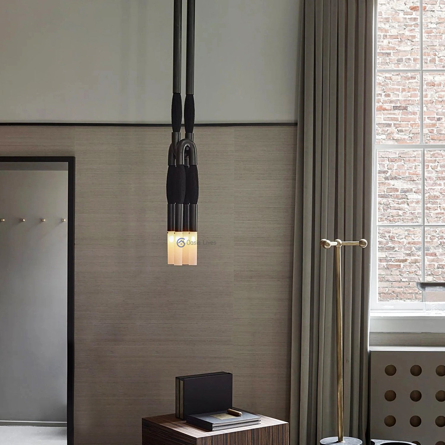 Heritage Horsehair 4-Light Pendant