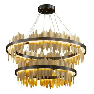 Elvira 2-Tier Modern Round Chandelier - Oasislives