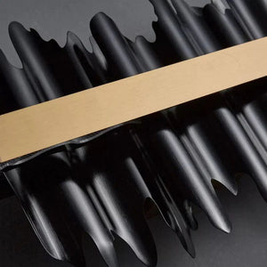 Elvira Modern Sculpture Linear Chandelier - Oasislives