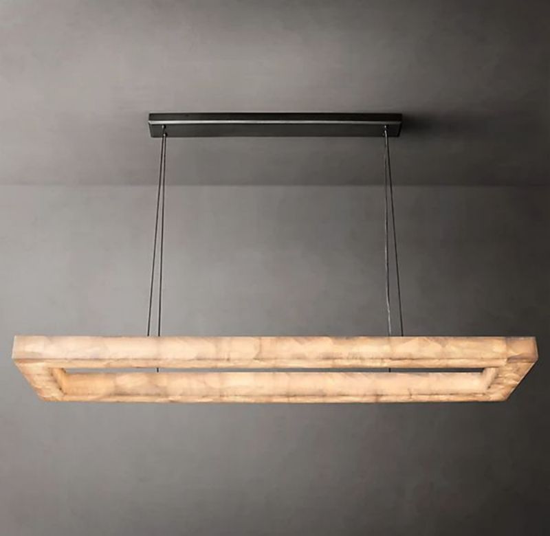 Rivage rectangular Chandelier 72" - Oasislives