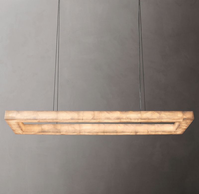 Rivage rectangular Chandelier 72" - Oasislives
