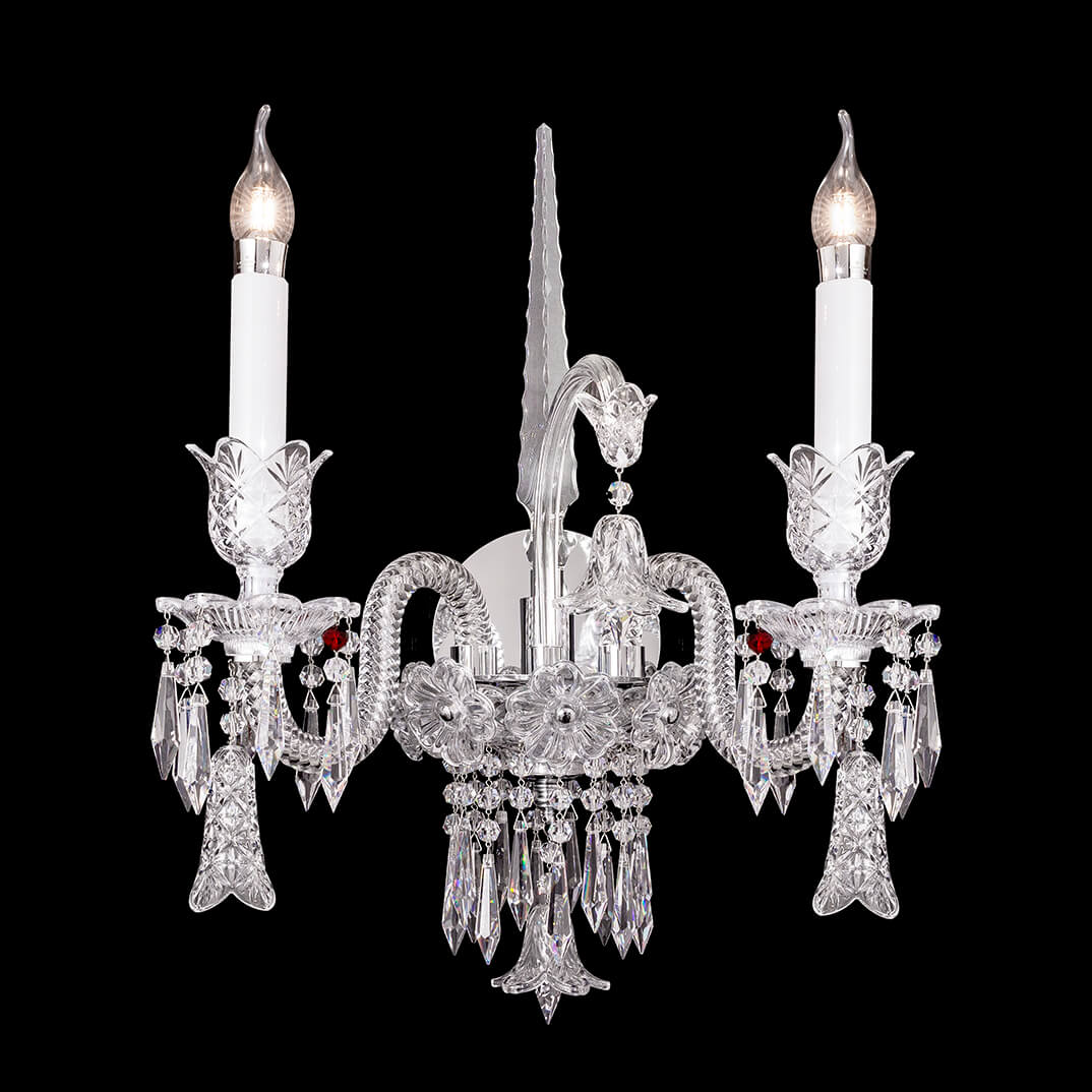 Bakala Crystal Wall Sconce With Bell