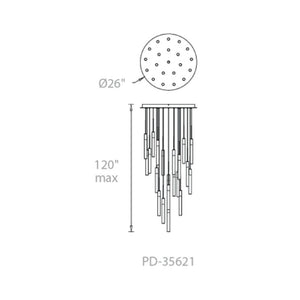 Magic Multi Chandelier with Crystal Shades(21 Lights) - Oasislives