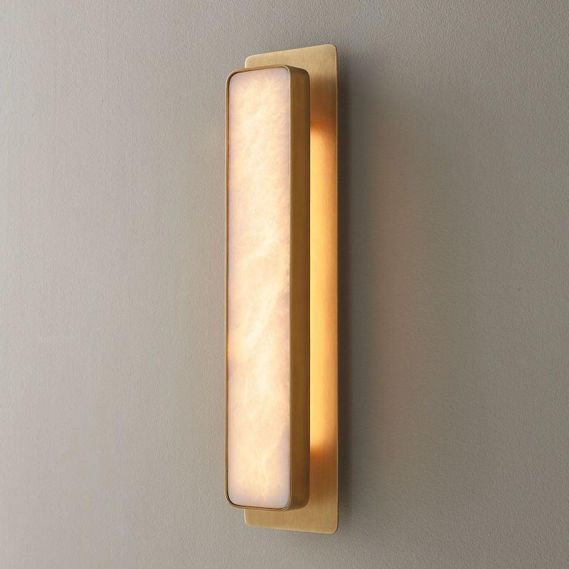 Mitreux Alabaster Sconce