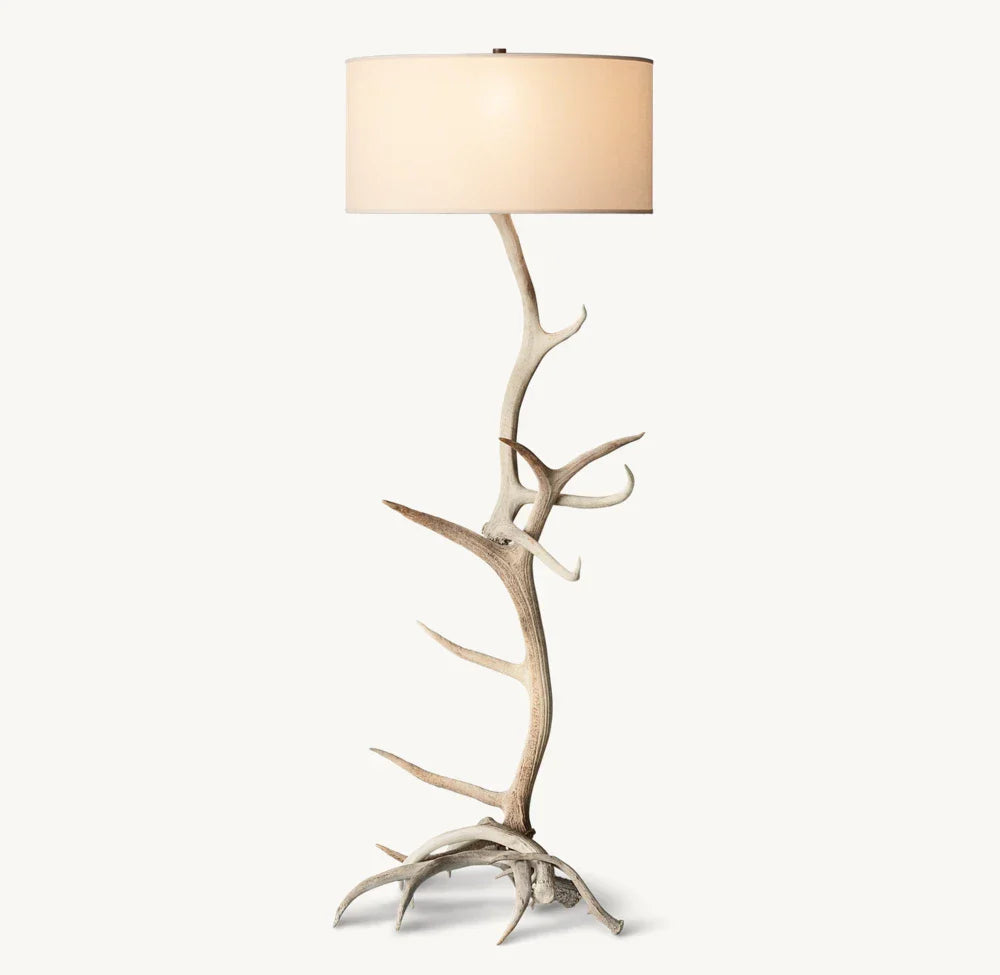 Natural Deer Antler Floor Lamp - Oasislives