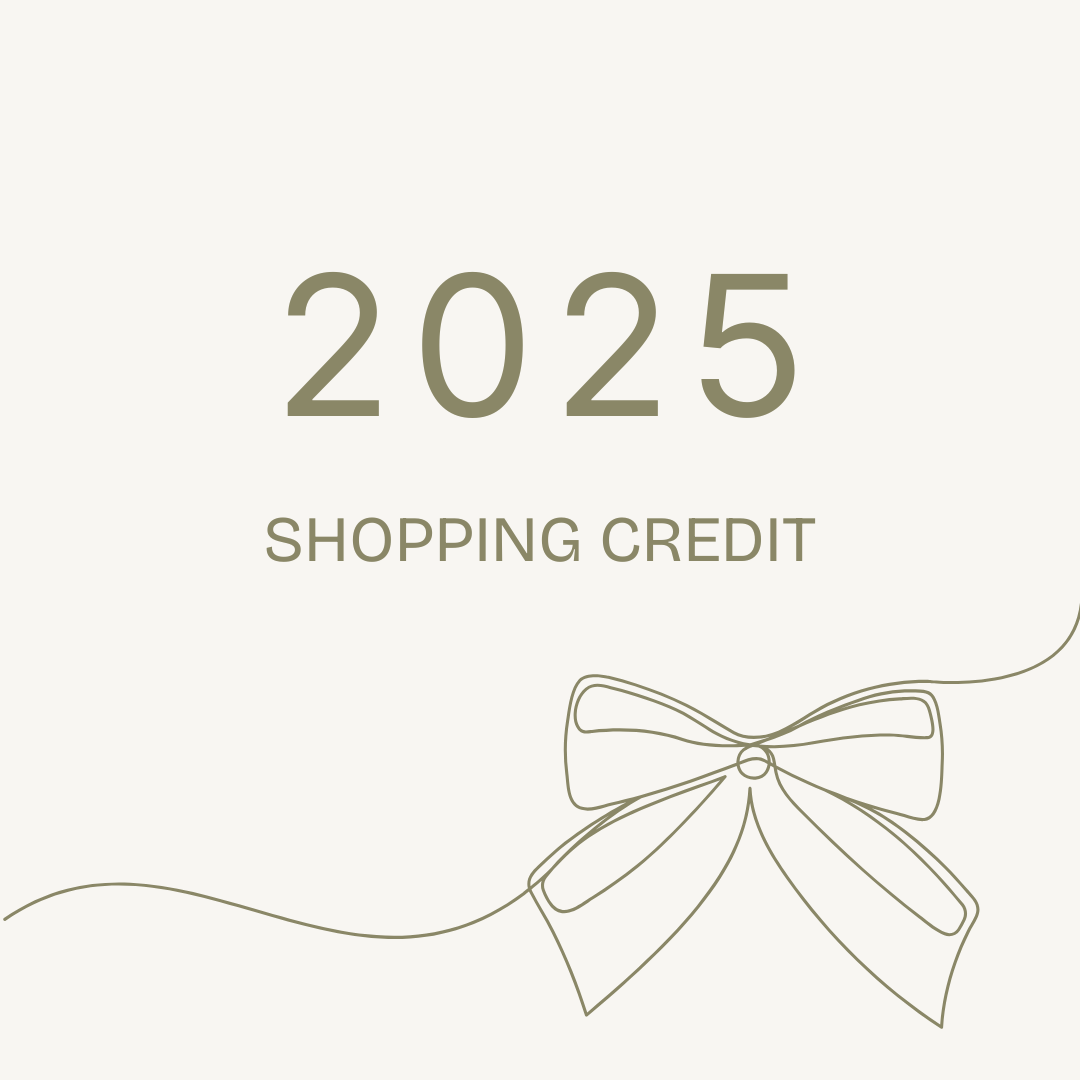 2025 Shopping Credit