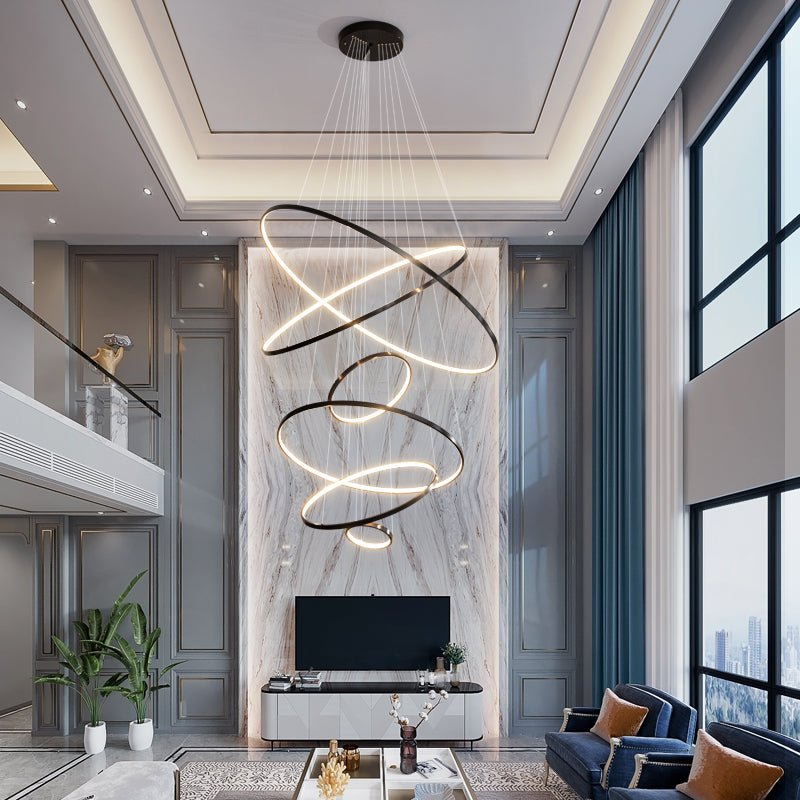 Orrery Rings Chandelier