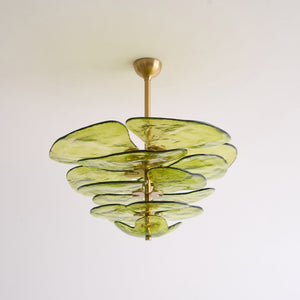 Petals Gold Murano Chandelier - Oasislives
