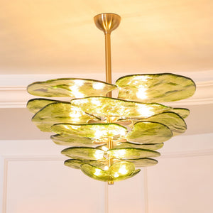 Petals Gold Murano Chandelier - Oasislives