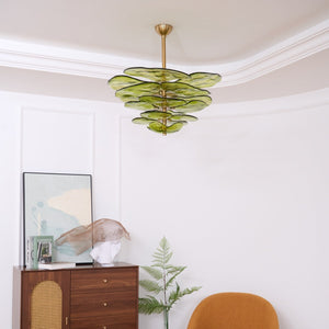 Petals Gold Murano Chandelier - Oasislives