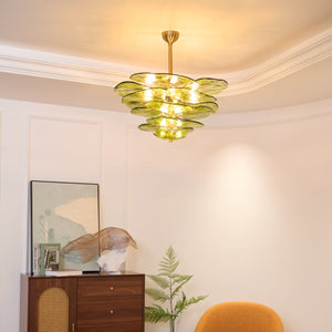 Petals Gold Murano Chandelier - Oasislives