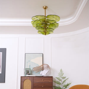Petals Gold Murano Chandelier - Oasislives