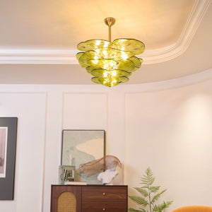 Petals Gold Murano Chandelier - Oasislives