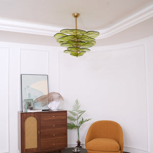 Petals Gold Murano Chandelier - Oasislives