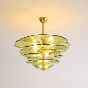 Petals Gold Murano Chandelier - Oasislives