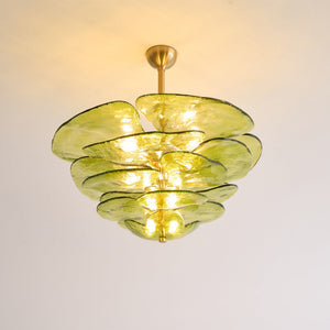 Petals Gold Murano Chandelier - Oasislives