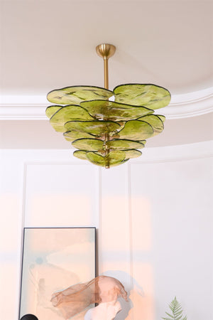 Petals Gold Murano Chandelier - Oasislives