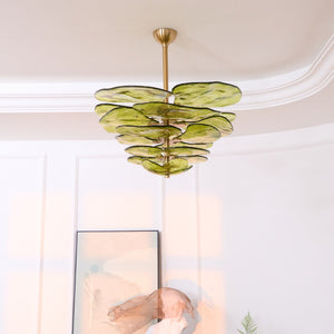Petals Gold Murano Chandelier - Oasislives