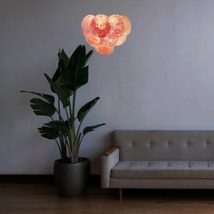 Pink Vintage Murano Glass Wall Lamp