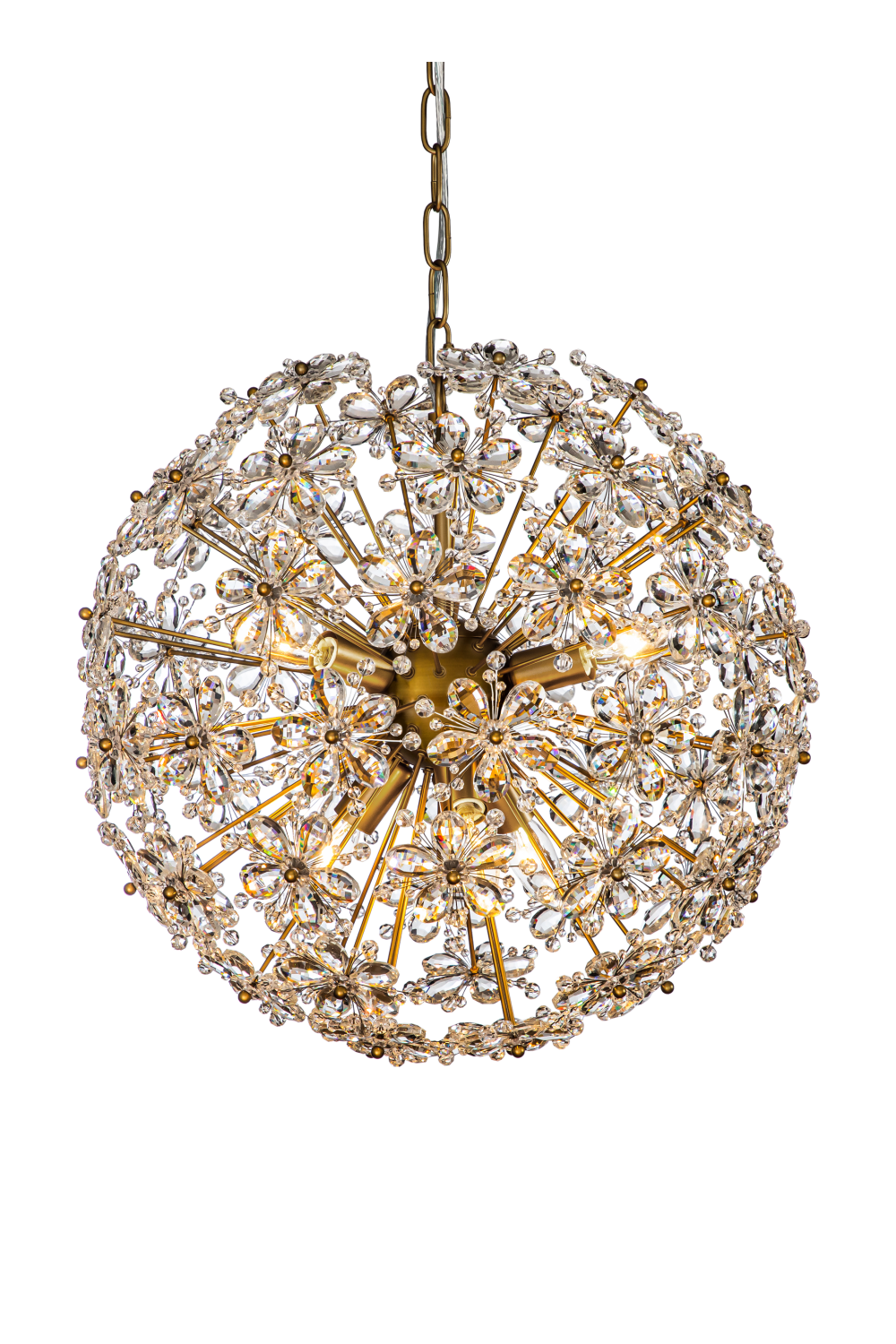 Crystal Blooms Chandelier
