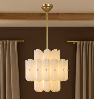 Lorna LED Double Tier Chandelier 25" 35" 46" - Oasislives