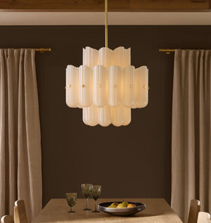 Lorna LED Double Tier Chandelier 25" 35" 46" - Oasislives