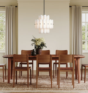Lorna LED Double Tier Chandelier 25" 35" 46" - Oasislives